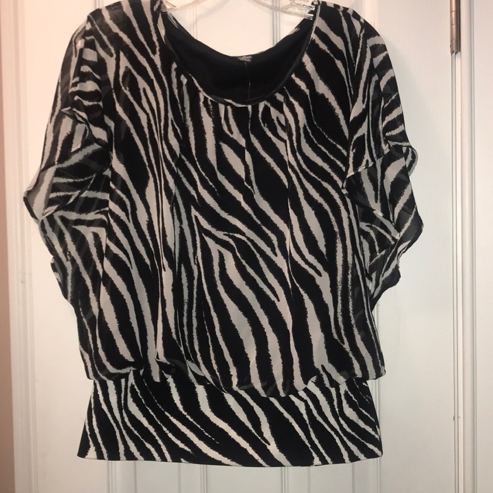 Zebra print top! 🦓